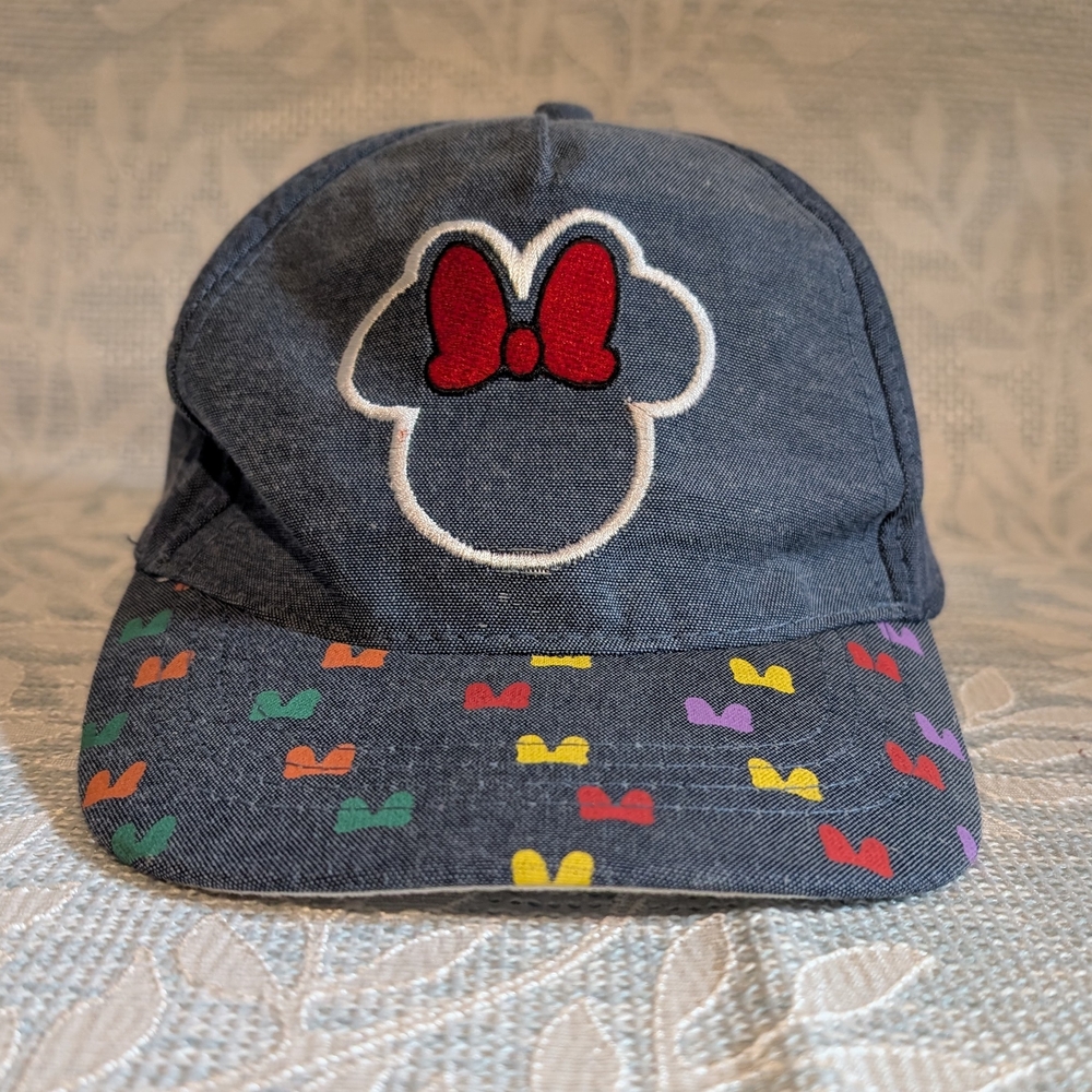 Disney Kids Hat with Red and Multicolor Accents